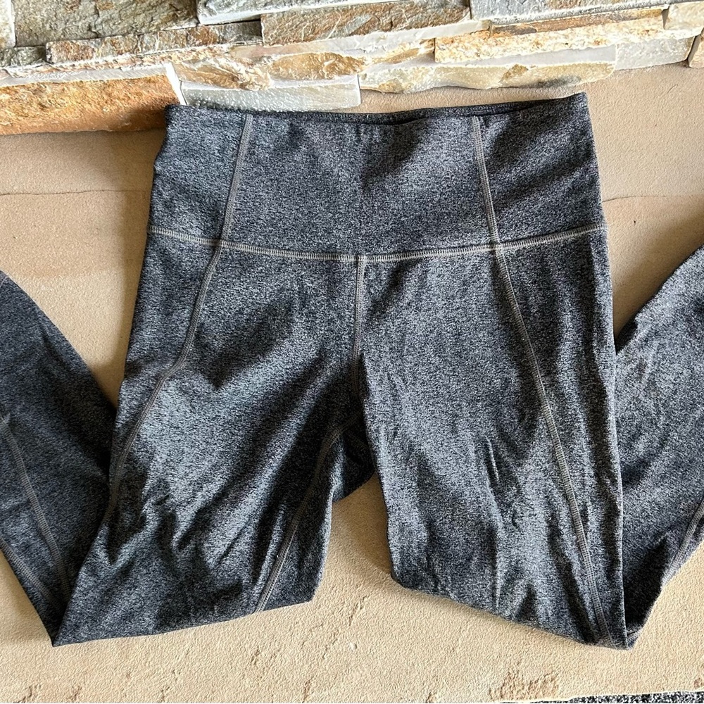 Athleta Charcoal High-Rise Leggings